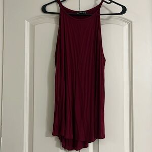 Burgundy halter top